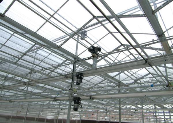 Agricultural Arched PC Sheet Greenhouse For Planter High Roof Drainage Efficiency