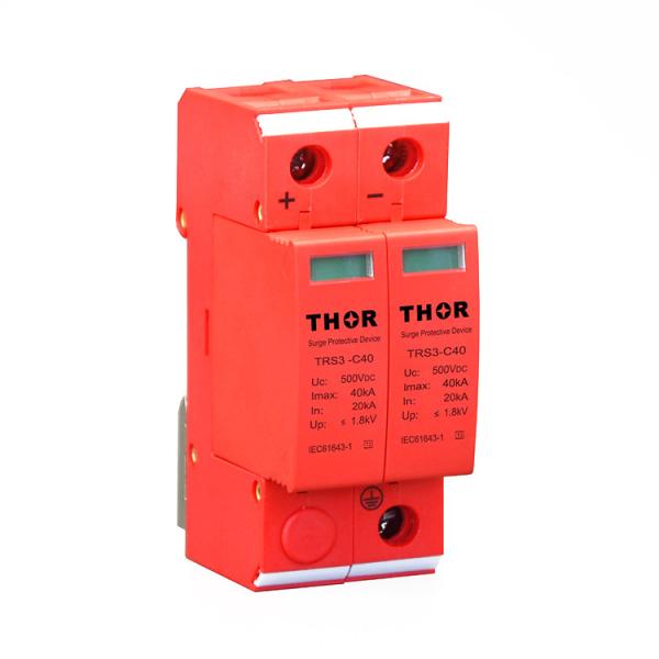 DC lightning surge protection pv surge arrester 500v dc surge protection device