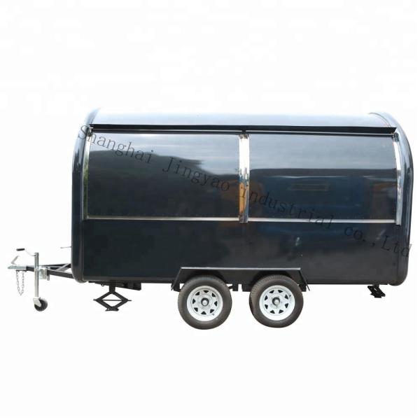 Customised 220V/110V Mobile Food Cart Food Trailer Ice Cream Rolls Coffee Hot Dogs