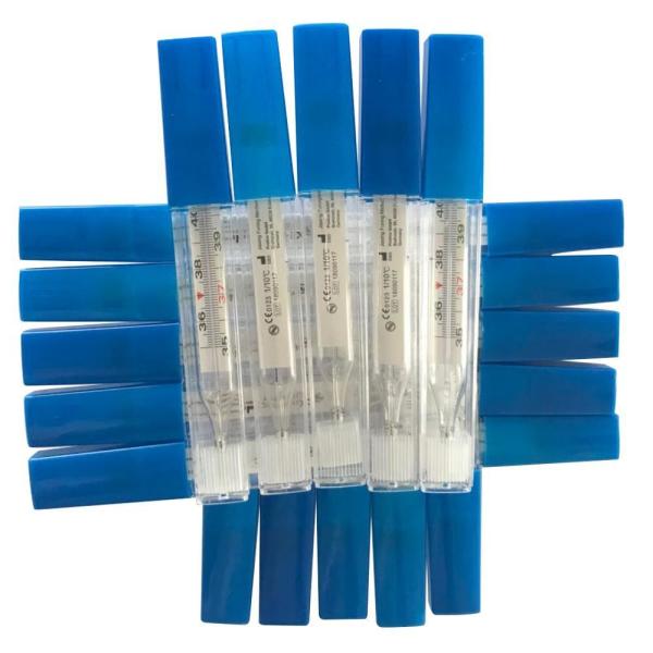 Mercury-Free Glass Thermometer for Medical Fever Temperature Hospital Grade
