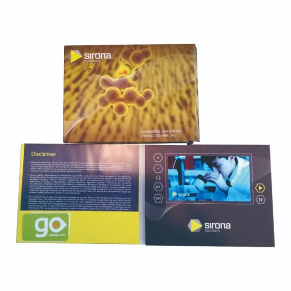 7 Inch TFT Screen Video Card Mailer Economical For Scenery Idea