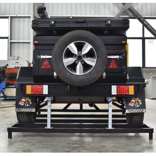 Luxury 4x4 Small Mini Trailer Off-road Vehicle Camper Trailer Overland Car Camping Recreational RV Travel Trailer for Sale