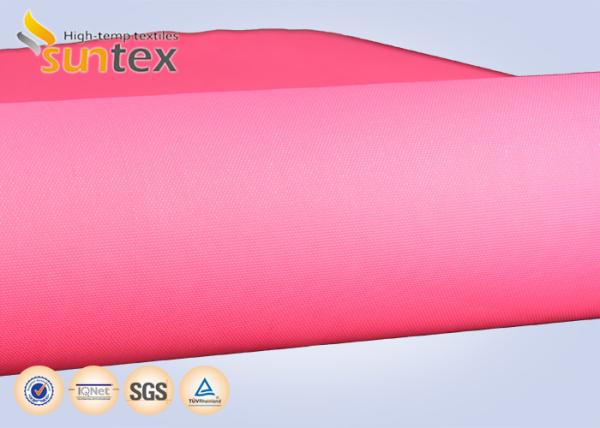Fogo de pano da soldadura da fibra de vidro do vermelho 0.4mm - rolo maioria resistente de pano da fibra de vidro