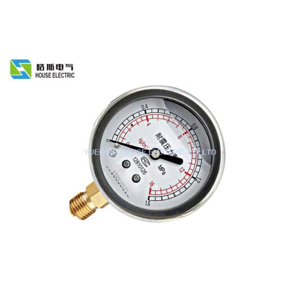 Stainless Steel Center Pivot Irrigation Parts Seismic Hydraulic Pressure Gauge