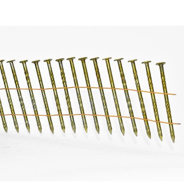 15 degree coil framing nails Size 2.1mm*45mm Building Construction Welding Wire Coil Nail DIN Standard