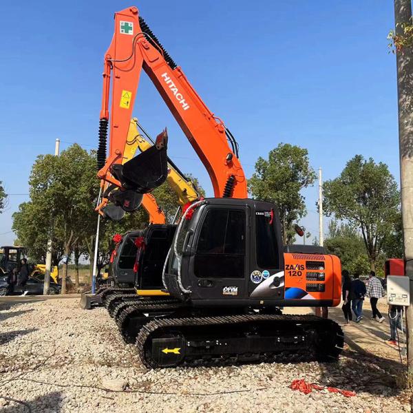 Hitachi ZX120-8 Used Crawler Excavator ISUZU Engine 66kw Mini Hitachi Second Hand