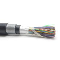 Fios de cobre multipar 0.5mm CAT3 Cable telefônico 100pares Casaco de PVC branco