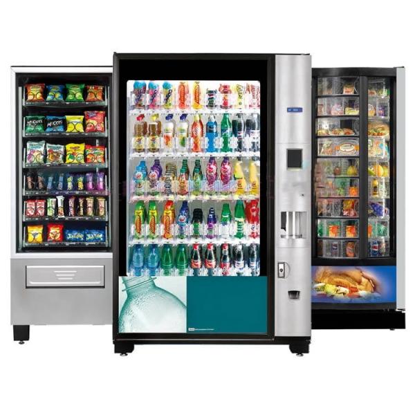 Multi Using Smart Touch Screen Combo Snack Cool Drink And Coffee Vending Machine