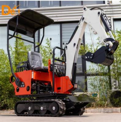 Poids léger 0,8 tonne Mini Excavateur à voie fermière Utiliser de petites machines de déplacement de terre