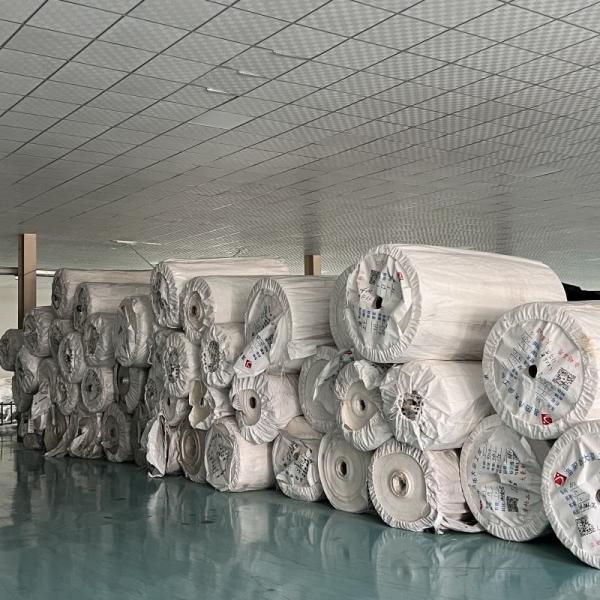 Transparent White PP Plastic Woven Bag Roll Material Suitable FIBC Fabric Manufacturing