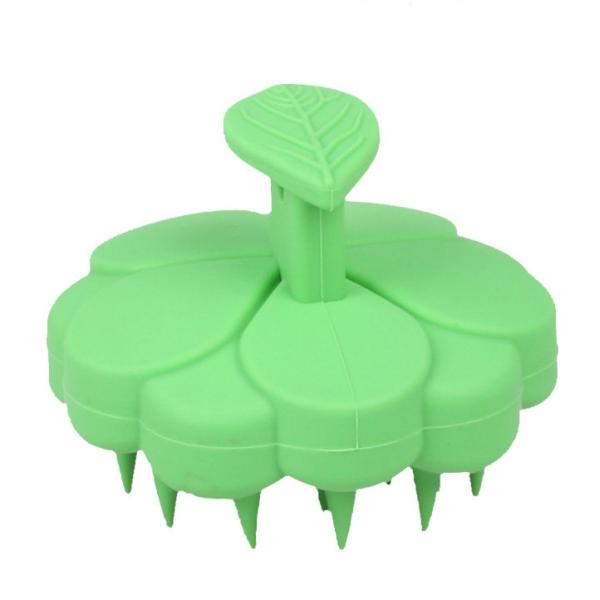 Soft Silicone Scalp Massager Shampoo Hair Massage Brush Scalp Cleansing Brush with Custom Logo Support
