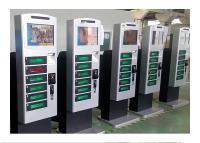 Casiers de remplissage de kiosque de téléphone portable debout libre avec la fonction de publicité de réseau de Wifi de point névralgique