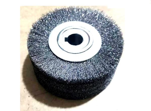 100 X 120mm Industrial Steel Wire Curved Wood Polish Wire Brush Roller