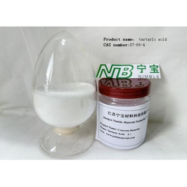 Tartaric Acid  Concrete Retarder Extends Setting Time Increases Compressive Strength