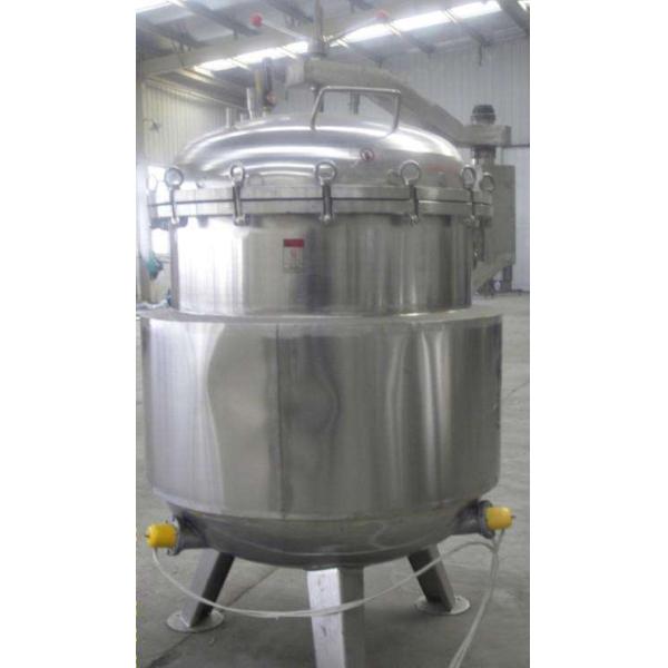 Stainless Steel Food Sterilization Equipment Manual Operate Vertical Retort