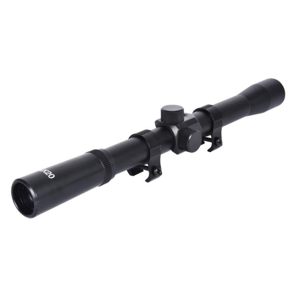 4x20 Mini Scope Sight for Hunting Aluminium Alloy and Full Metal Material
