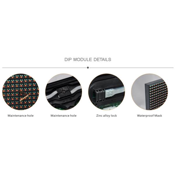 Front Service Big Screen Led Digital Display Billboard For Business 320x320 Panel Size