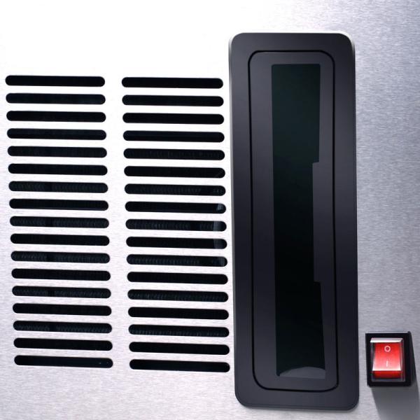 Stainless Steel Quick Cooling Low Power Full Automatic Compact Ice Maker Machine Low Power Consumption,40kg/24h