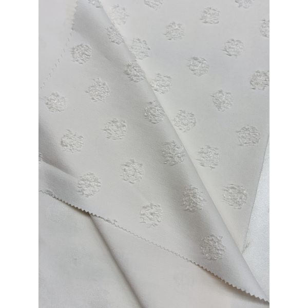 Spring And Autumn New Style 65% Polyester 35% Cotton Artistic Wave Dot Fringe Jacquard Fabric 152CM 148G/M ²