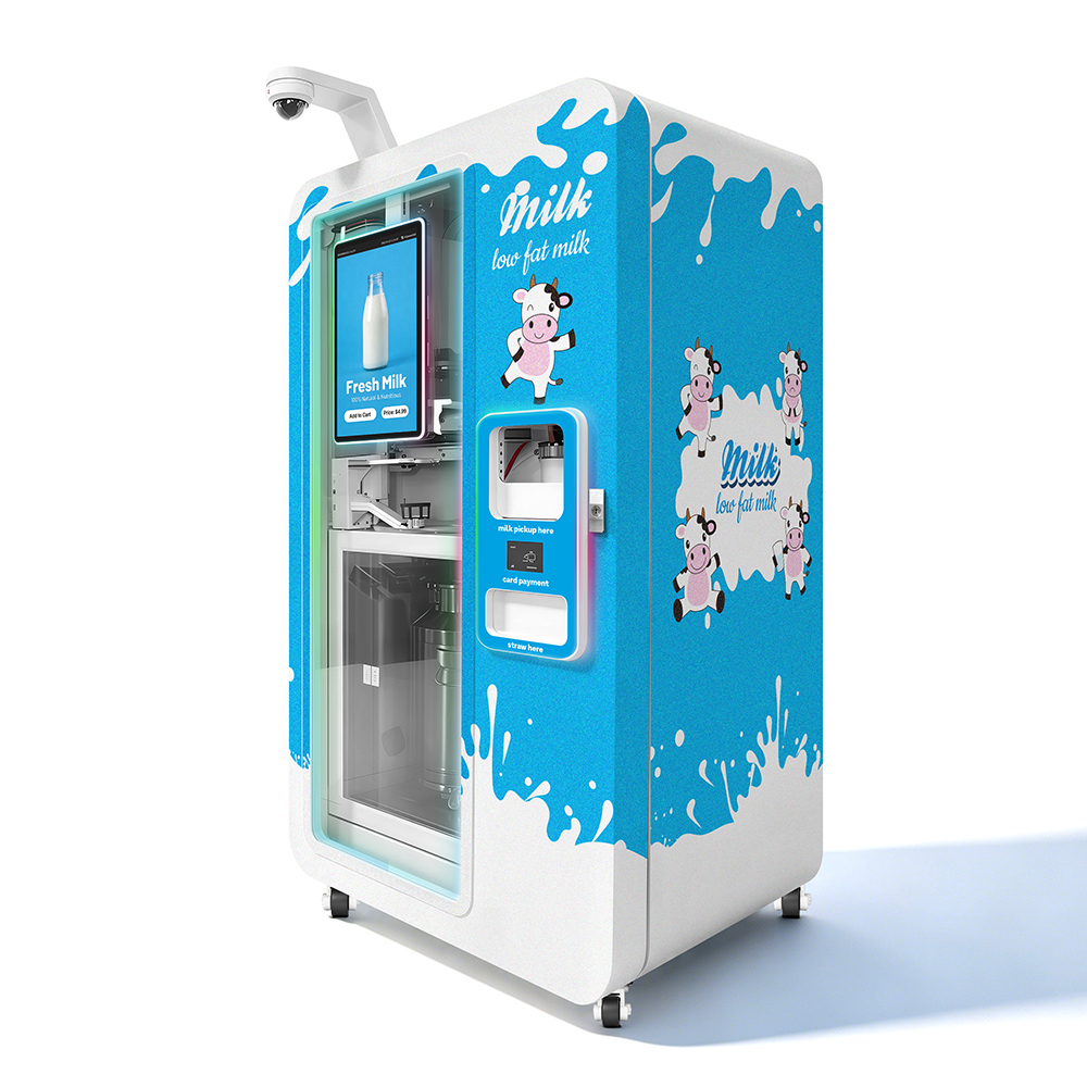 Haloo Fresh Milk Vending Machine | 120L Milk Storage System 175 Cup Large Capacity Design Automatic Cleaning and Disinfection Function
