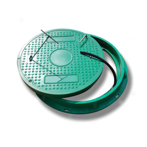 Anti Theft  High Strength Composite Manhole Cover With Bolts For Road Infrastructure Construction
