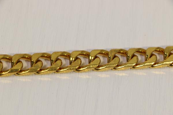 680mm Heavy Duty Aluminum Chain , Weldless Gold Handbag Chain