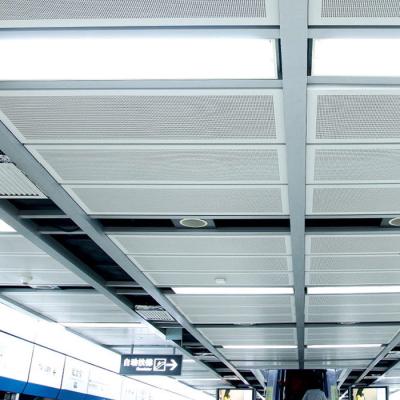 0.5mm To 4.0mm Perforated Metal Sheet Aluminum Panel For Suspension Ceiling Or Curtain Wall Decoration