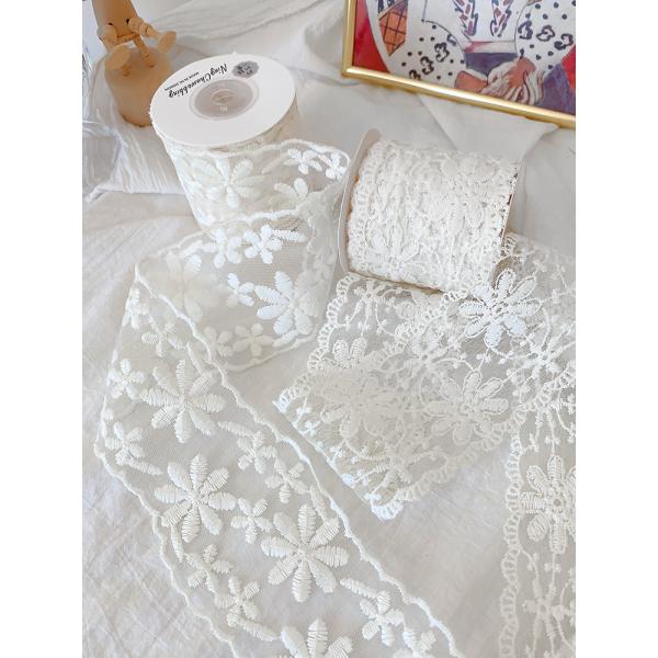 65 мм лента из полиэфирного кружева для украшения свадьбы и упаковки подарков