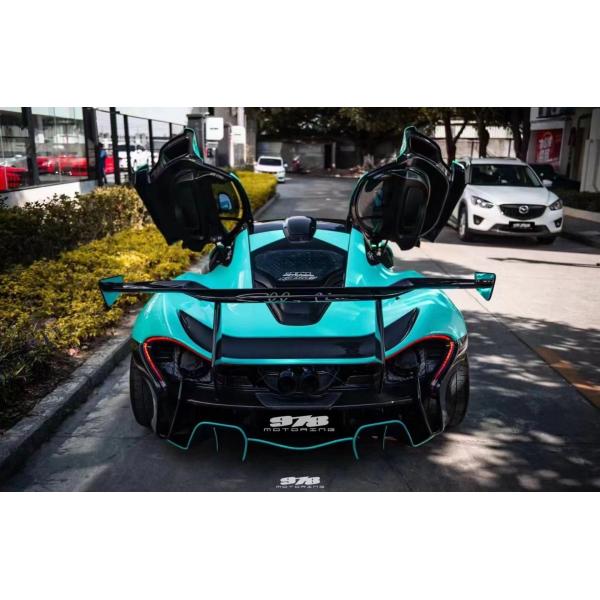 For McLaren P1 Body Kit   P1 Upgraded GTR Style Front and Rear Bumper Spoilers Carbon Fiber Body Kit
