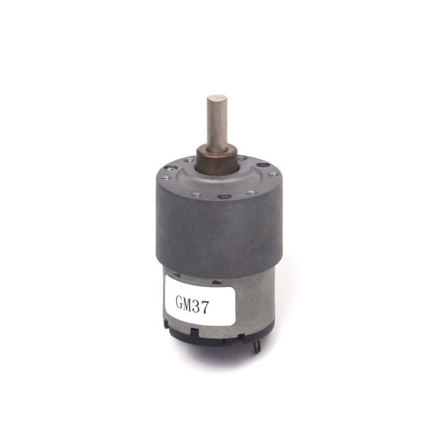 ROHS LINO Round Shape DC Geared Motor 190g GM37 For Label Printers Auto Shutter