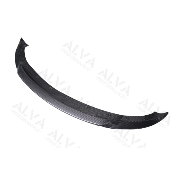 2019 Plus Fit Dry Carbon Fiber Front Lip Splitter Tesla Model 3 Aero Body Kit OEM Fit Twill Glossy No Drilling Required