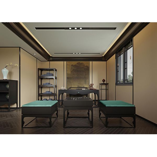 CUSTOM LUXURY NEW CHINESE STYLE SOLID WOOD FURNITURE SET | DURABLE MATTE FINISH, BESPOKE BED, DESK, SOFA & DINING SET FOR HOTEL, CLUBHOUSE & RESIDENTIAL PROJECTS