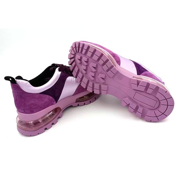 Кожа верхний материал женские платформенные туфли с модным дизайном