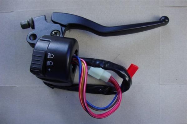 For Bajaj Boxer Ct100 Motorcycle Indicator Switch , 7/8 Inch Aluminum Handlebar Light Switch