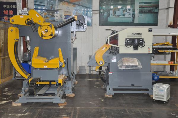 Leveling Coil Feeder Straightener , 3 In One Feeders For Cable Processing