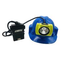 Lâmpadas de chapéu duro de mineração LED com fio GLD-6 com carregador 25000lux recarregável
