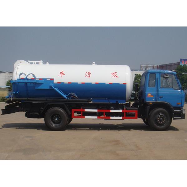 Municipal 7m3 Sewage Suction Truck / Sewage Tanker Truck With City Cleaning Tanker