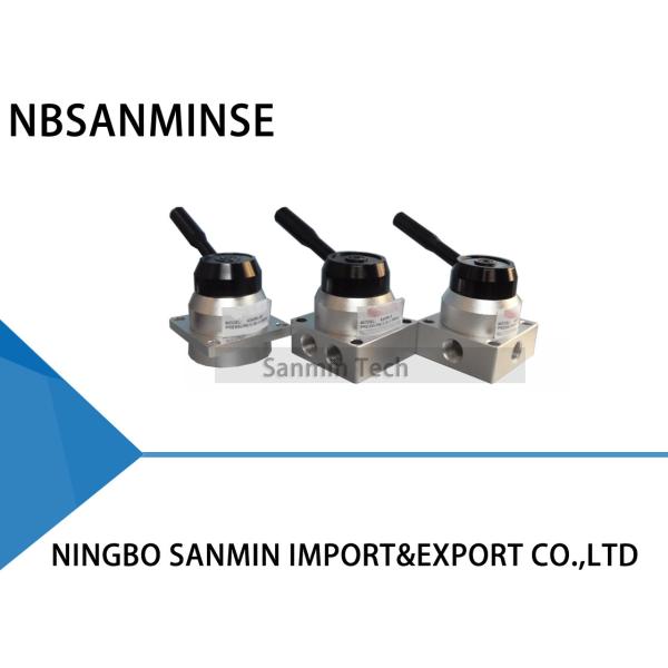 G 1/4 Thread Manual Pneumatic Solenoid Valve NBSANMINSE K34R6 Hand Switching Valve
