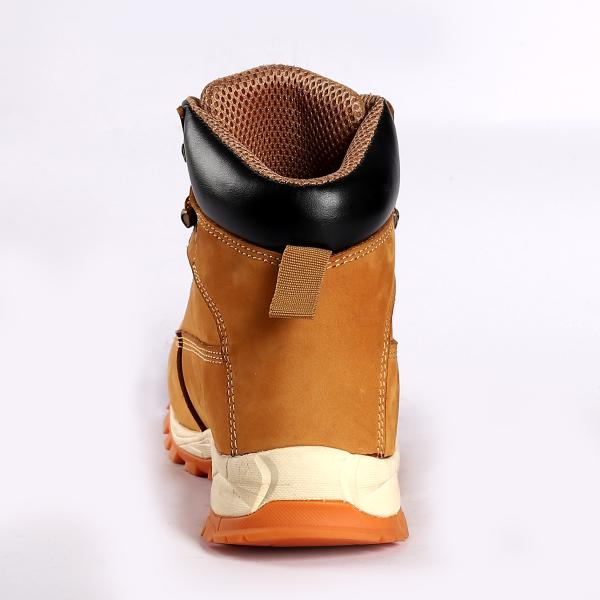 ODM S3 Customize LOGO Microfiber Leather Mid Cut Safety Shoes with Steel Toe and Plate Worl Boots