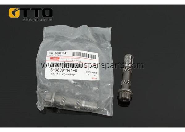 Hitachi ZX3303 6HK1 Connecting Rod Bolt , Genuine Isuzu Parts 8980911410