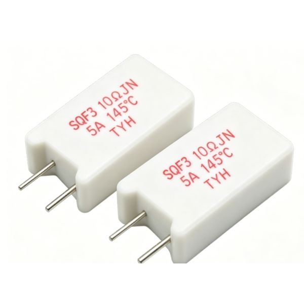 3W Thermal Fuse Resistor Flameproof Cement Wire Wound Resistor 0.1Ω-50KΩ