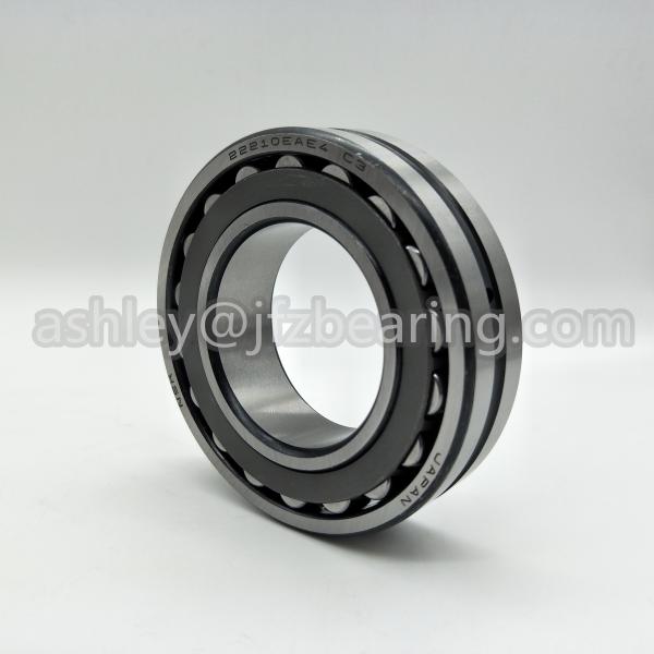 NSK 22210EAE4 Spherical Roller Bearing, Round Bore, Pressed Steel Cage, Metric, 50mm Bore, 90mm OD, 23mm Width