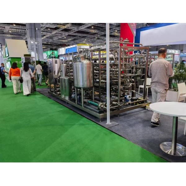 2500 KG Concentrate Juice Fruit Jam Tube in Tube Pasteurizer Polish Mirror Polished