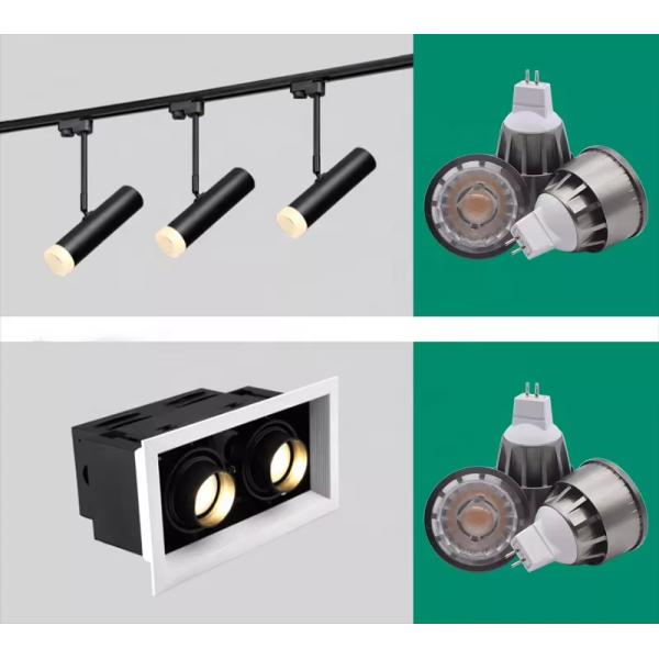 5W Black Shell LED COB Spotlight For Home Office Cloth Shop Exhibition Light AC85-265V