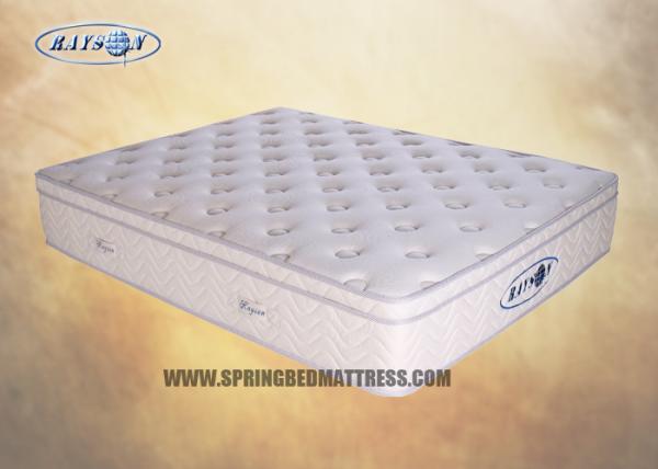 Eco - Friendly Queen Size Pocket Spring Mattress Euro Top For Home
