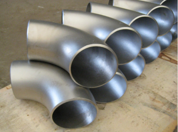 Duplex Stainless Steel Pipe Fittings UNS S31803 ASME B16.9 90D Elbow Short Radius Bend