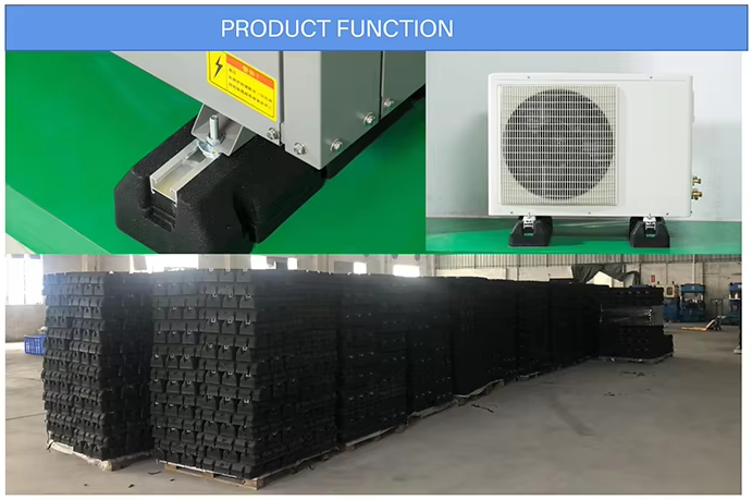 Factory-Priced Large Support Rubber Foot for Air Conditioner & Condensing Unit High Quality Rubber Products