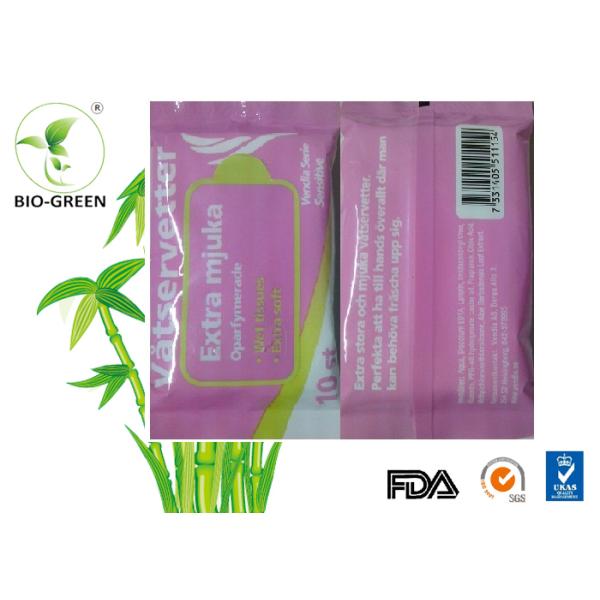 Machine Wash Bamboo Wet Wipes , Bamboo Baby Wipes With Organic Bamboo