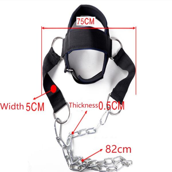 Fabric Steel Boxing Gym Equipments Neck Head Harness Exercises Weight Lifting Training