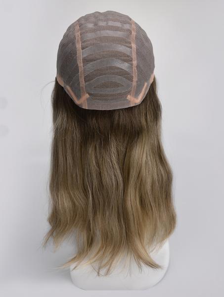 Cap-chapeau grand, feuille juive, perruque bouclée, 100% cheveux humains européens.